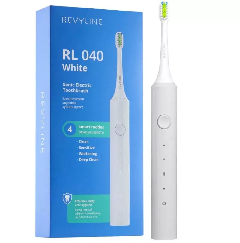 Звуковые зубные щетки Revyline RL040,  белый дизайн